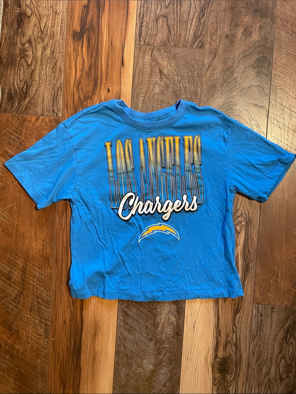 Official NFL Woman’s Tee | Los Angeles Chargers | Blue and Yellow - Picture 1 of 14